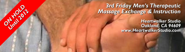 ON HOLD 'TIL 2012: 3rd Friday Men's Therapeutic Massage Exchange & Instruction